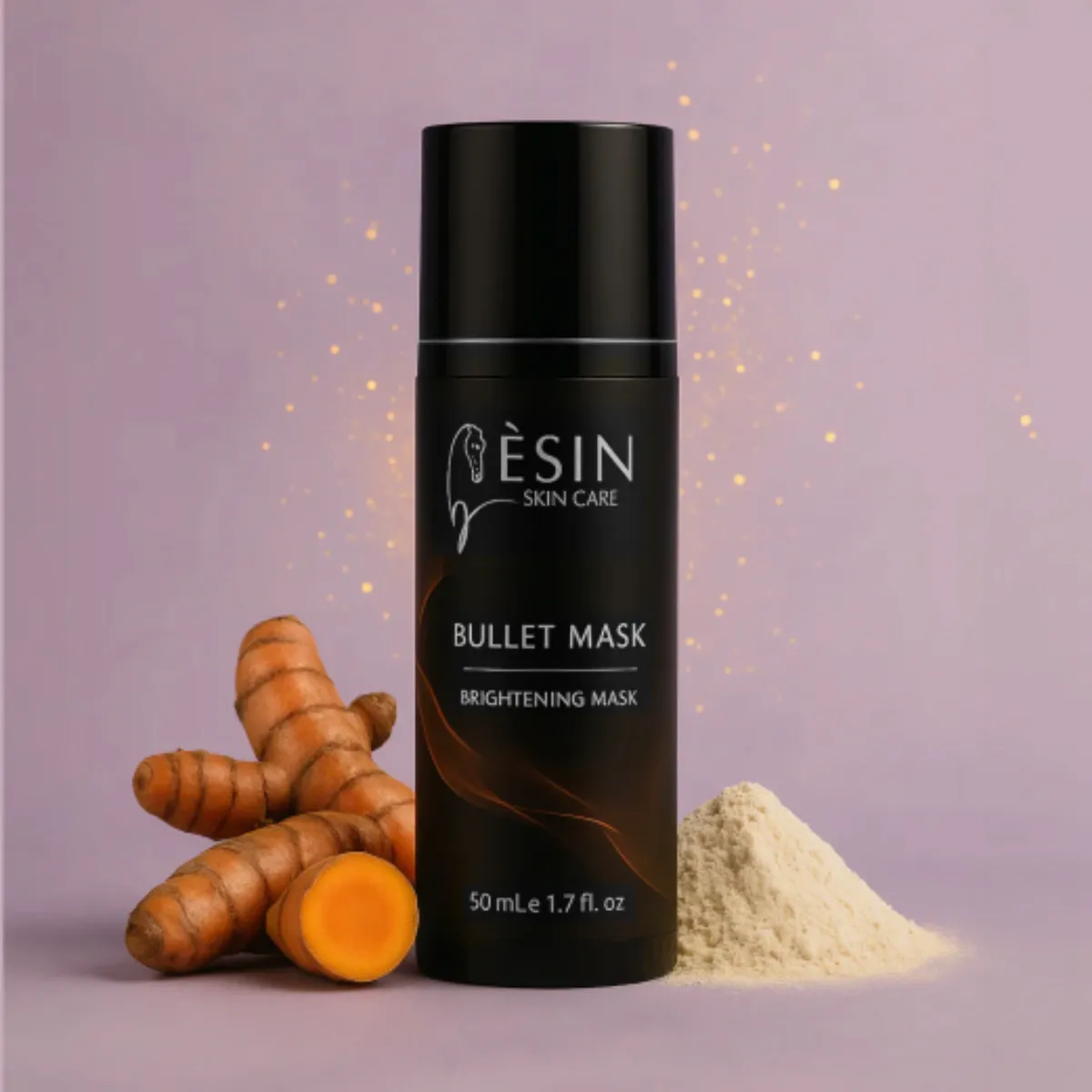 Bottle of Èsín Skincare Bullet Mask (Brightening), featured in the Momentus Capital small business gift guide as a Wellness and self-care gift.
